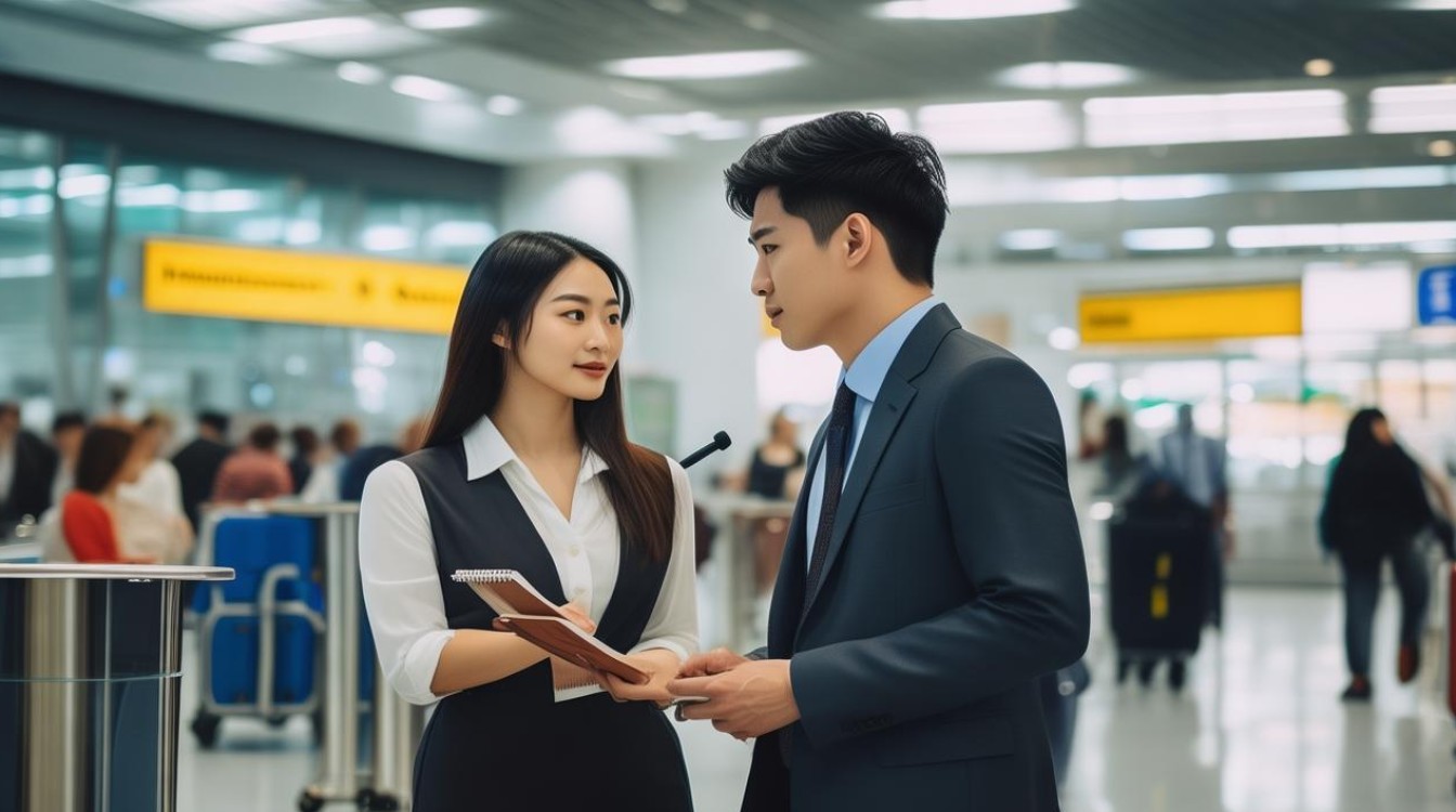 机场英语对话口语实用指南，如何轻松应对国际旅行？-图1