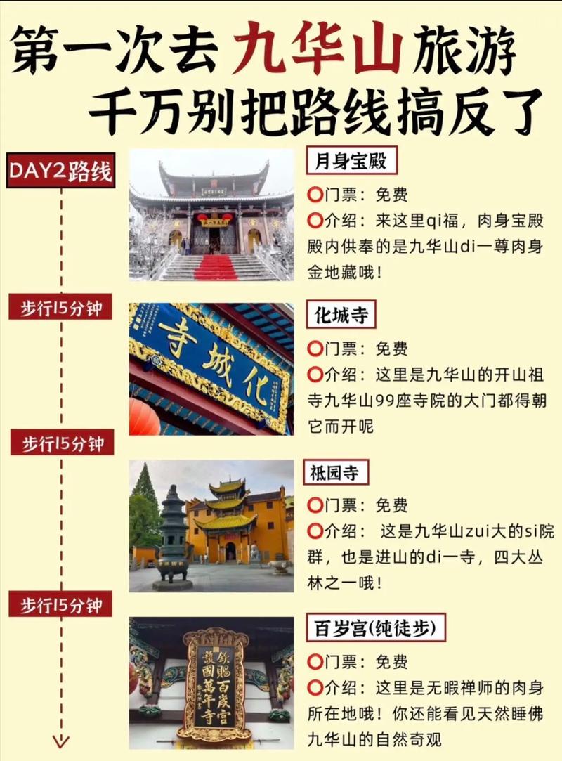 九华山自驾游旅游攻略二日游