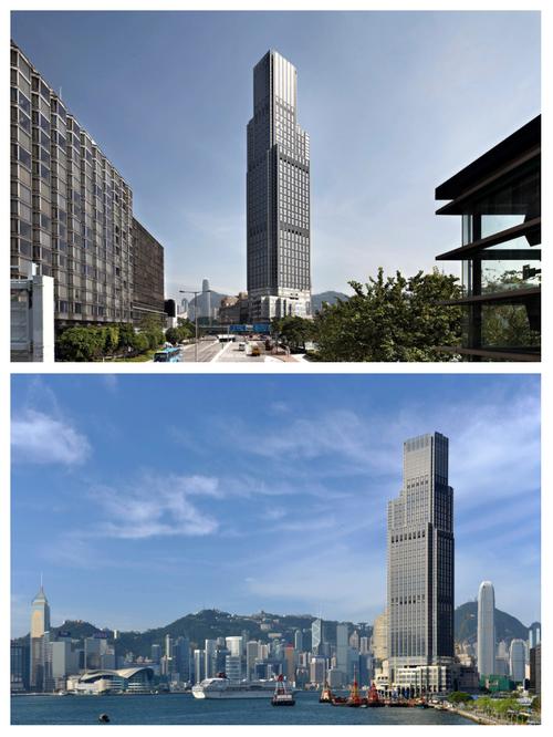 香港维多利亚港附近的酒店