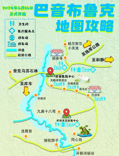 巴音布鲁克到库尔勒有什么景点