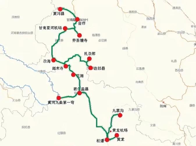 甘肃到成都自驾游路线推荐