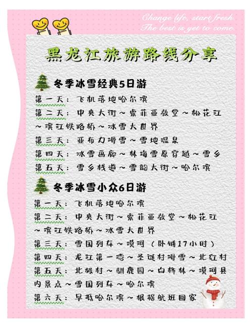 黑龙江冬季旅游景点大全介绍