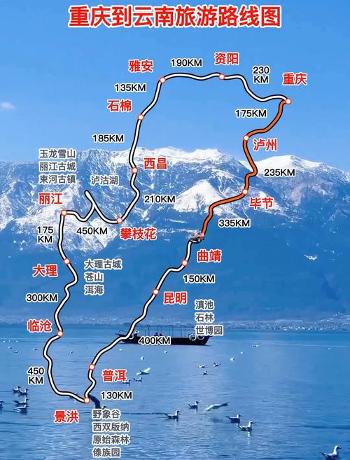 重庆到云南自驾游最佳路线