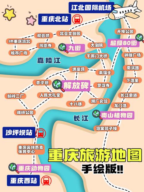 重庆4天自驾游旅游路线