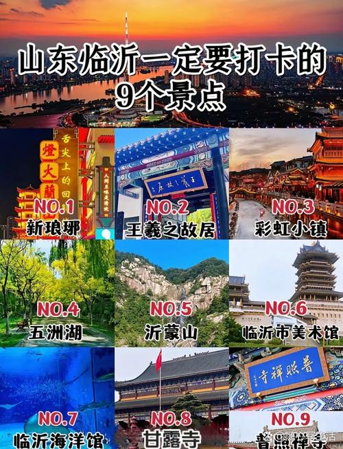 山东省临沂旅游景点大全排名
