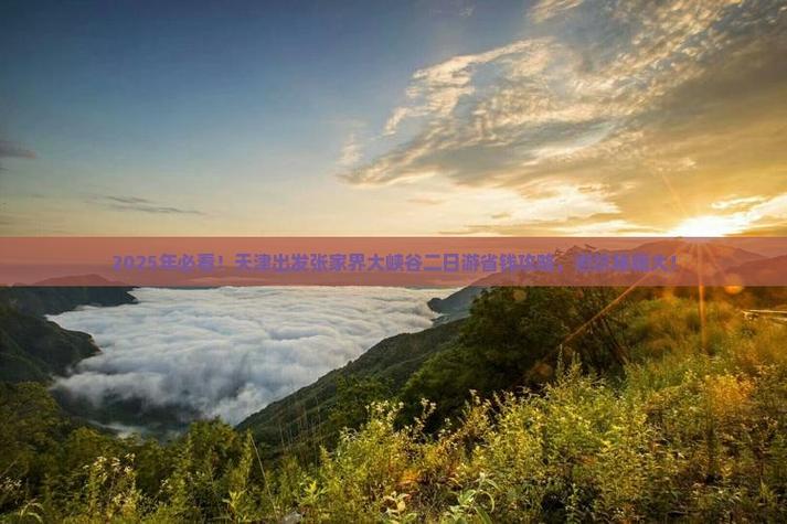 天津到张家界自驾游攻略