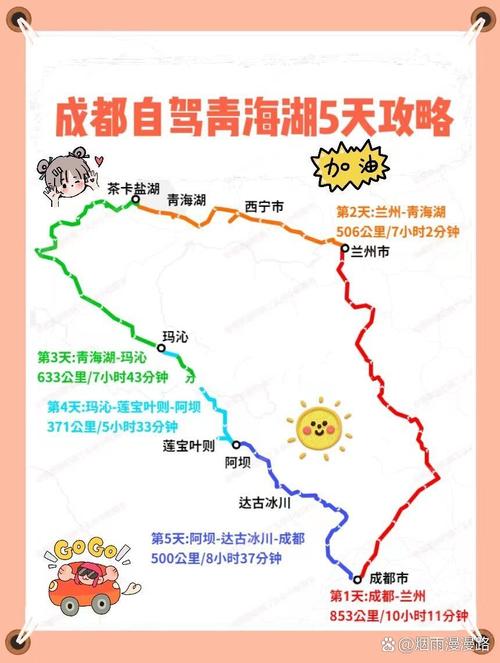 成都至青海湖自驾游路线
