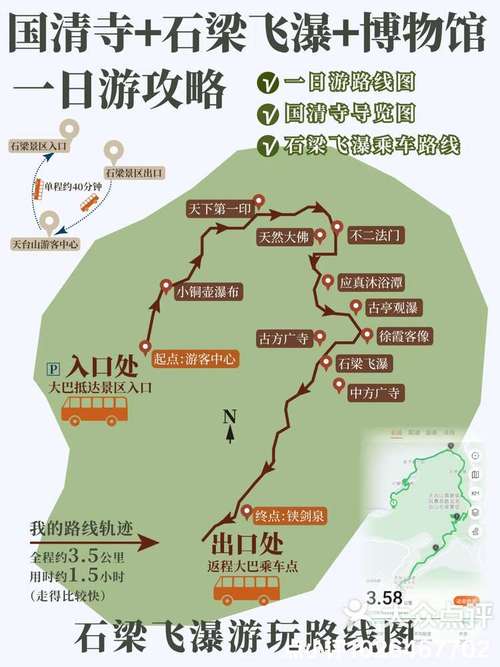 浙江天台山一日游景点路线