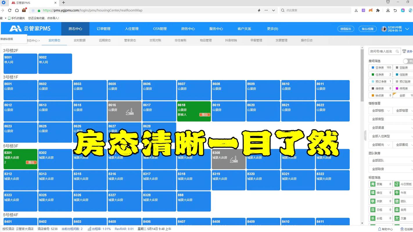 中软好泰酒店管理系统