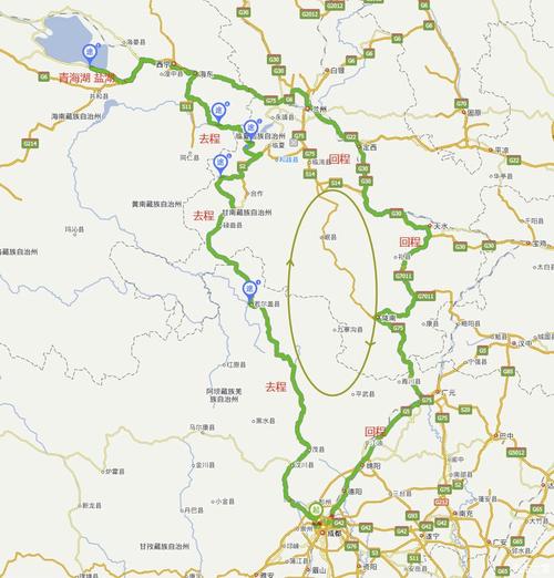 成都到青海湖自驾游路线