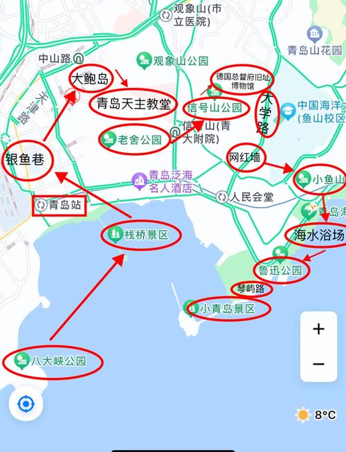 青岛旅游十大必去景点线路