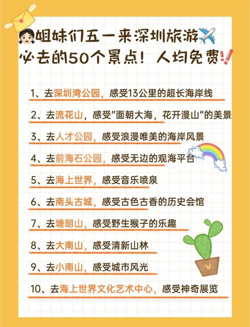 深圳旅游景点大全免费免票