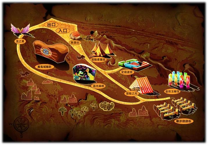 克拉玛依旅游景点路线地图