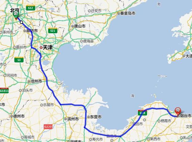 从北京到烟台自驾游攻略