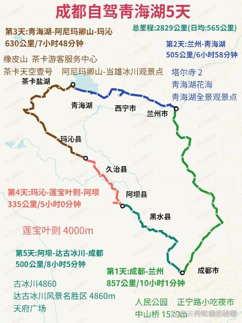 成都到甘肃 青海自驾游