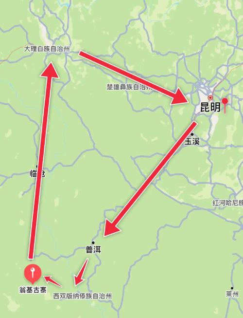 大理到西双版纳 自驾游