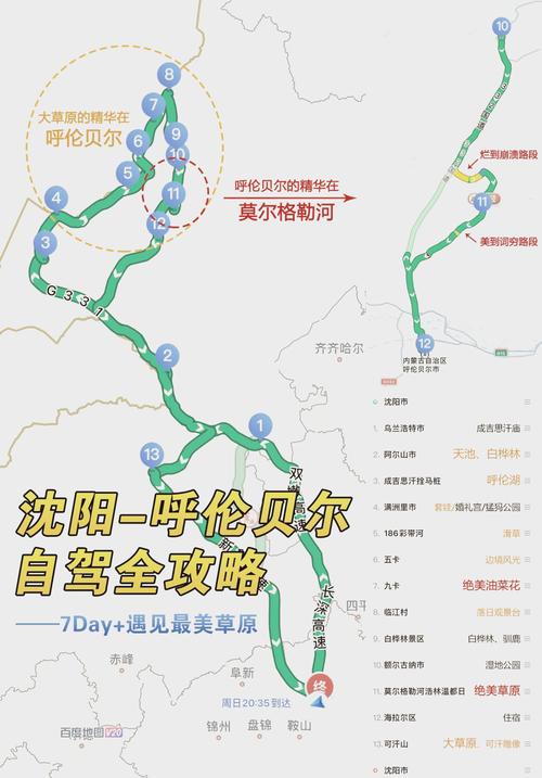 从沈阳到呼伦贝尔自驾游