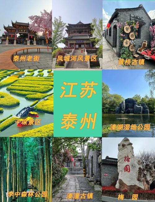 江苏泰州旅游景点大全排名