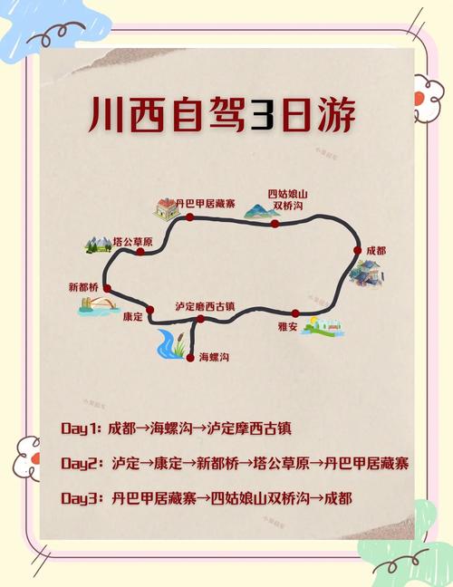 四川带孩子三日自驾游