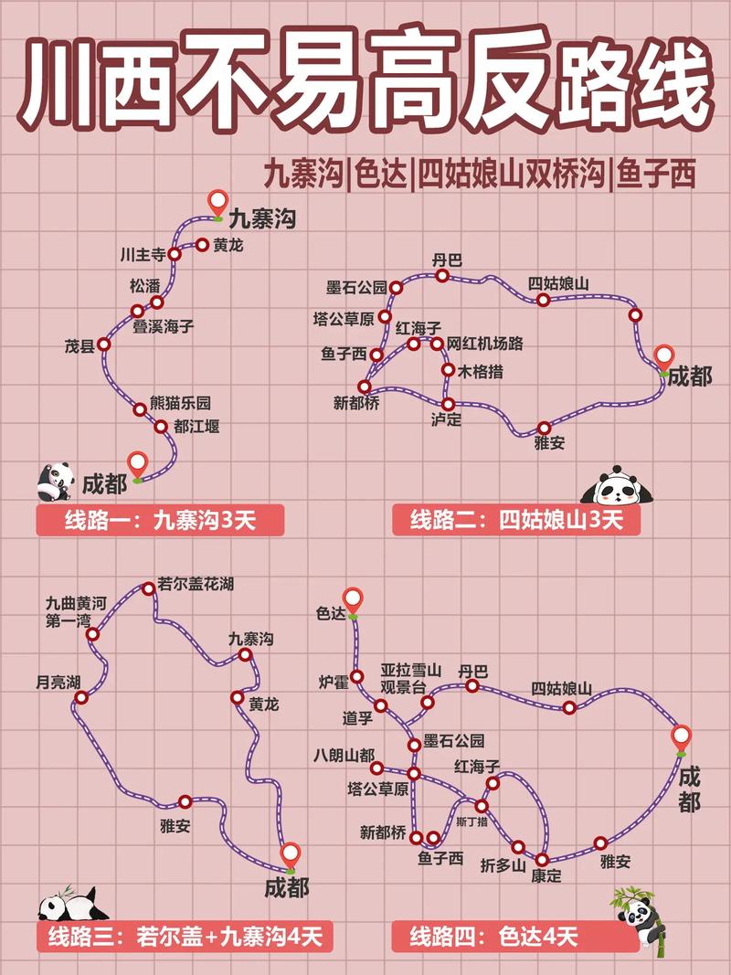 四川川西小环线自驾游