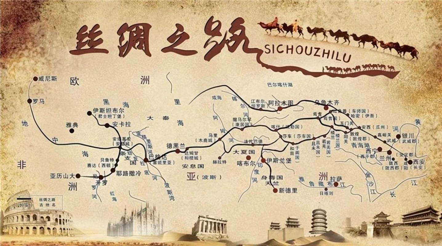 丝绸之路自驾游线路图