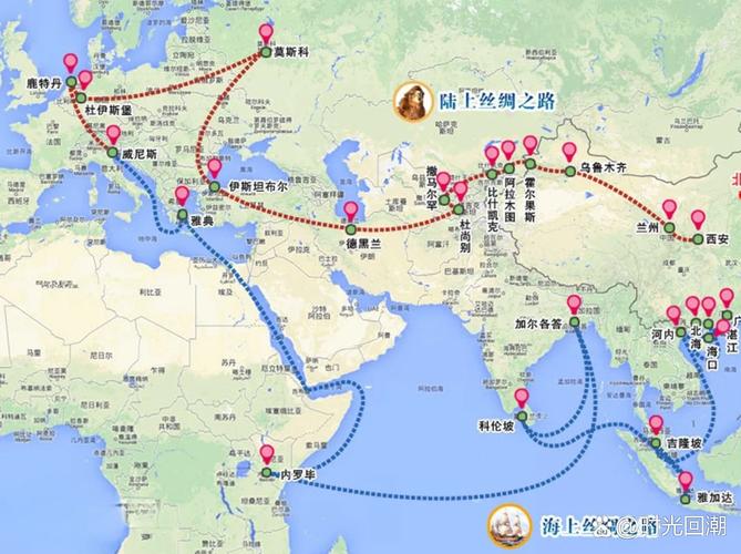 丝绸之路自驾游线路图