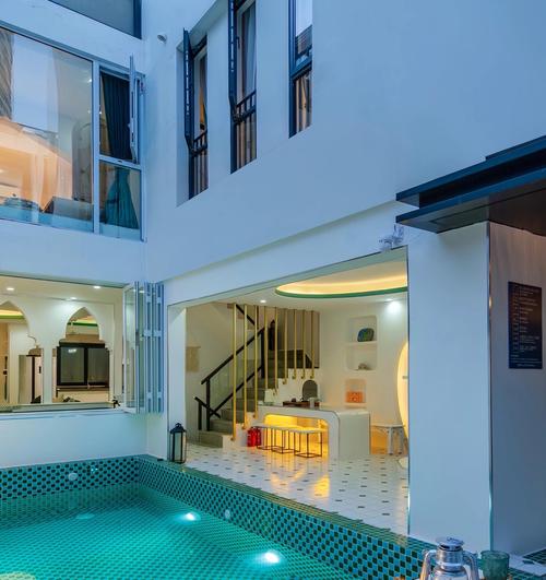 房间带独立泳池的酒店