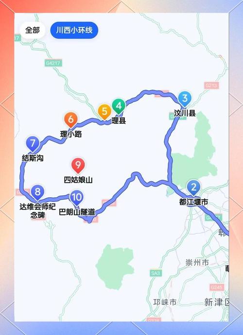 三天成都到康定自驾游
