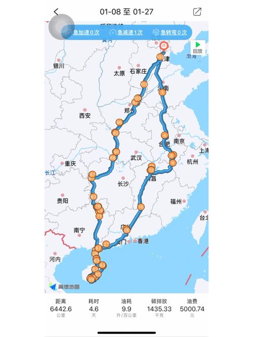 天津到三亚自驾游路线