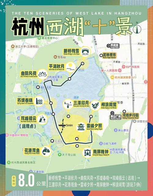 杭州西湖景点门票一览表