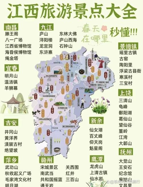 江西省旅游景点大全排名