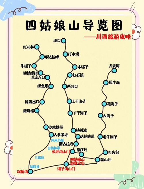 乐山到四姑娘山自驾游