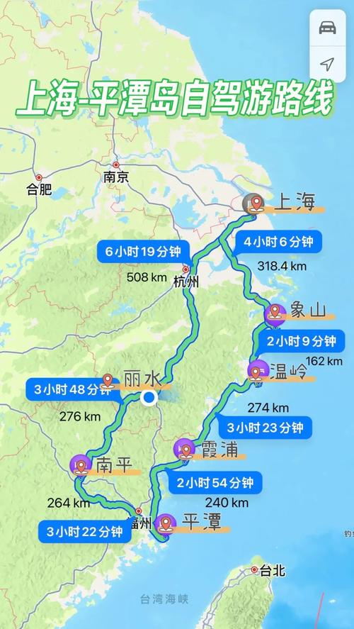 沿海江南自驾游线路图