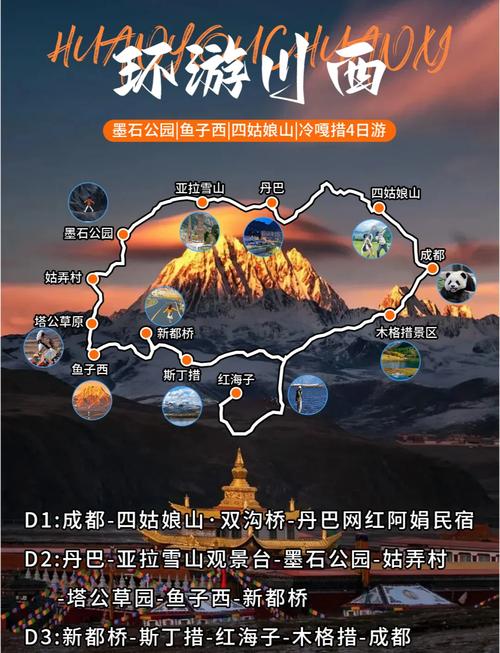 广元到四姑娘山自驾游