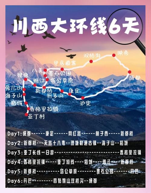 重庆到川西自驾游6天