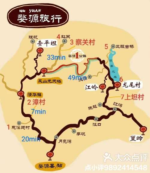 深圳婺源自驾游路线图
