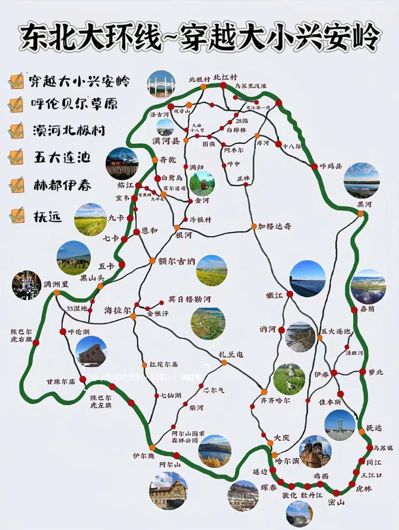 黑龙江边境自驾游线路