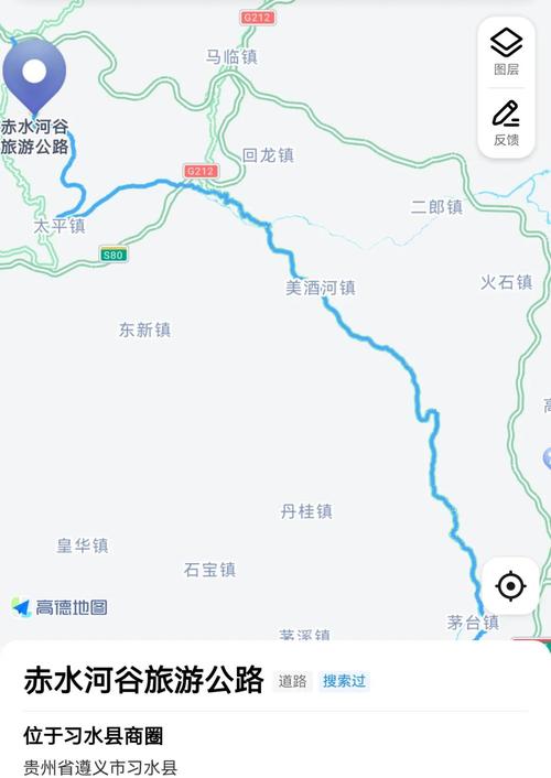 赤水自驾游景点线路图