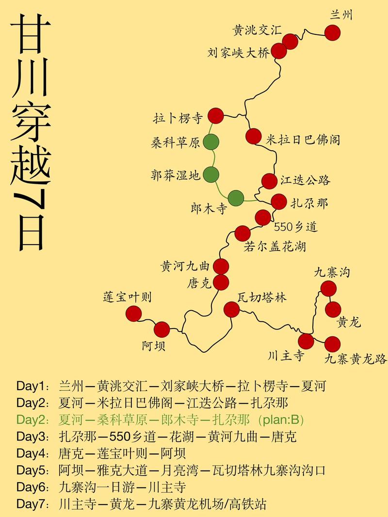 兰州到甘南两日自驾游