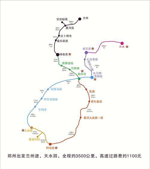 庆阳到甘南自驾游路线