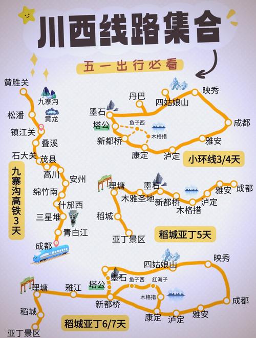 川酉自驾游有几条路线