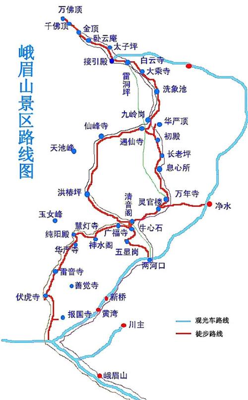 峨眉山适合自驾游路线