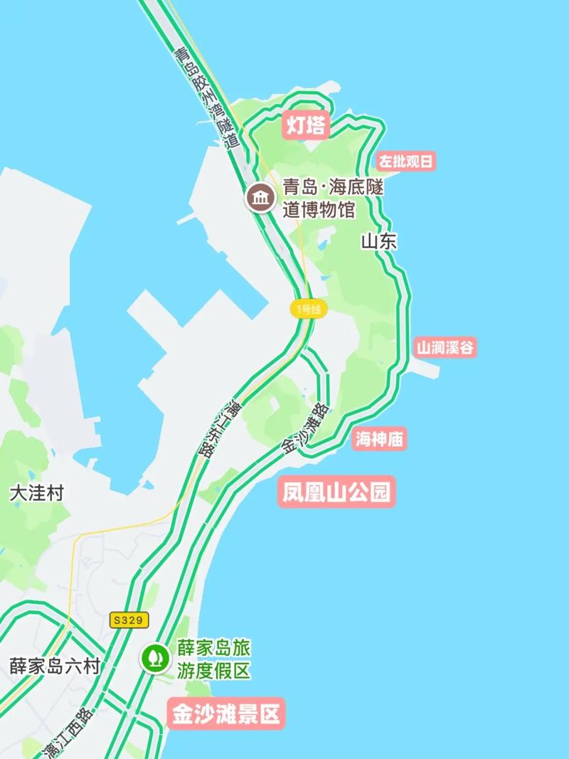 青岛金沙滩自驾游攻略
