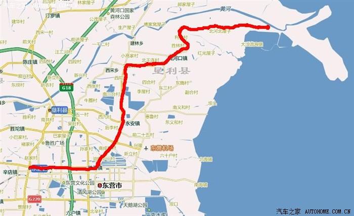 黄河入海口自驾游路线