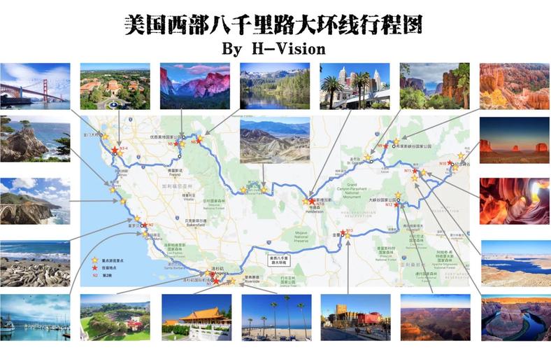 美国西部20天自驾游