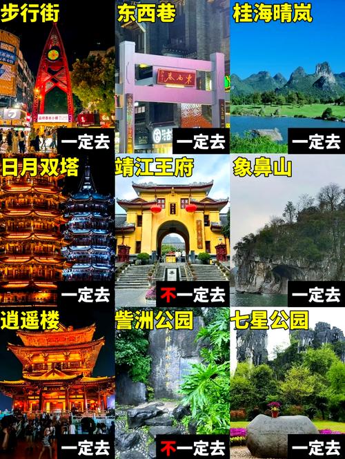 桂林旅游十大景点排名