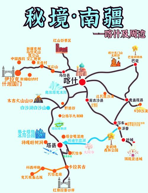 喀什三仙洞自驾游路线