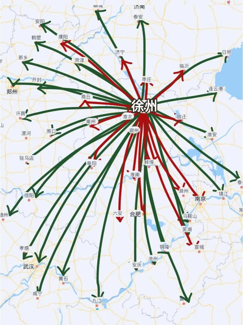 徐州周边自驾游路线图