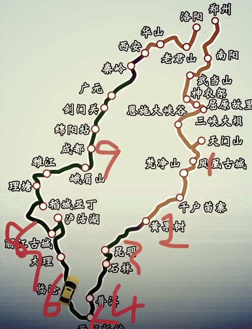云贵川夏季自驾游路线