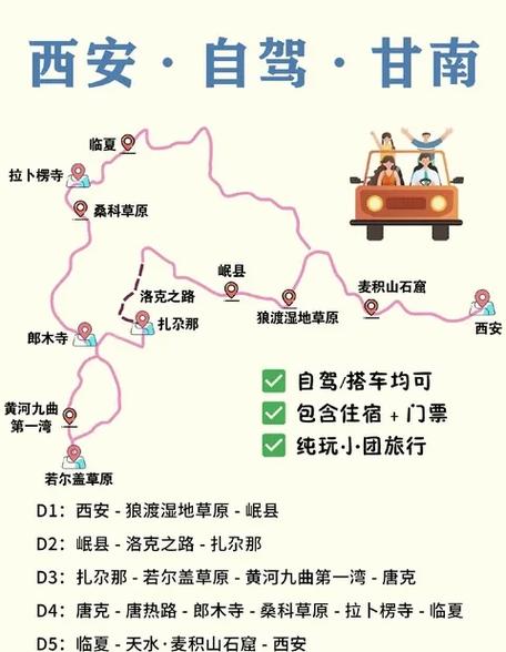 西安到甘南九寨自驾游